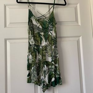 🌴 NWOT Tropical Romper 🌴